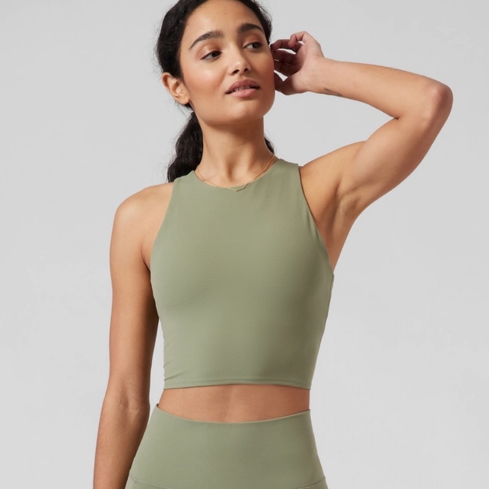 Athleta Olive Green Sports Bra